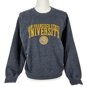 GILDAN SAN FRANCISCO STATE UNIVERSITY VINTAGE GATORS SEAL SWEATSHIRT SIZE SMALL